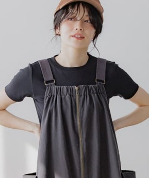 niko and...（ニコアンド）の「COLORマイスターフィットTシャツ（Tシャツ/カットソー・レディース・ブラック/オフホワイト/ホワイト/ライトグレー・MEDIUM/LARGE）」の3枚目の写真