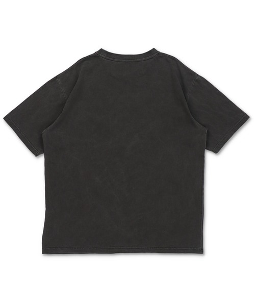 SPINNS（スピンズ）の「ピグメント加工プリントTシャツ/レトロイーグル/短丈/古着風（Tシャツ/カットソー・メンズ・ブラック/カーキ・ONESIZE）」の6枚目の写真