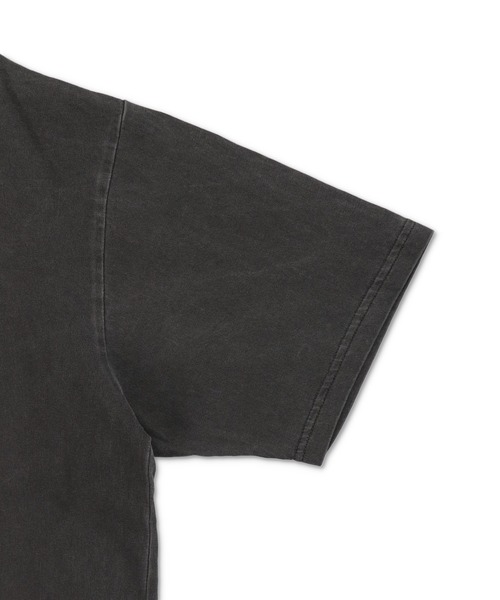 SPINNS（スピンズ）の「ピグメント加工プリントTシャツ/レトロイーグル/短丈/古着風（Tシャツ/カットソー・メンズ・ブラック/カーキ・ONESIZE）」の8枚目の写真