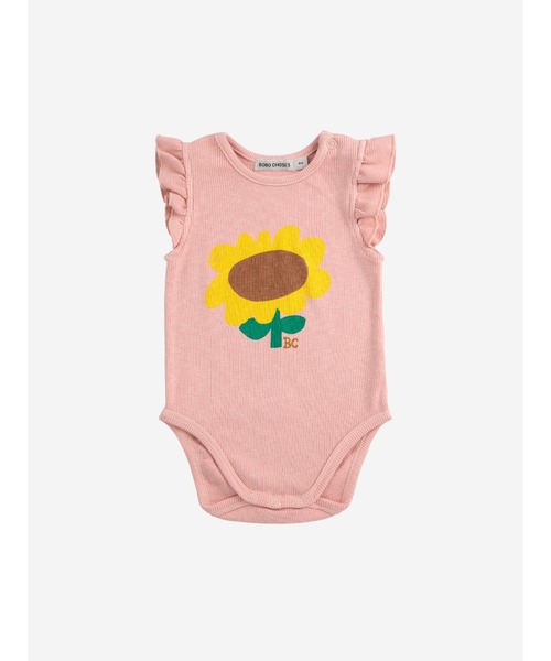 セール】Sunflower ruffled body（ロンパース）｜BOBO CHOSES