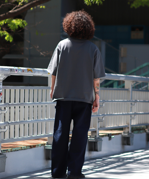WISM（ウィズム）の「WISM BASIC TEE（Tシャツ/カットソー・メンズ・ホワイト/チャコールグレー・MEDIUM/LARGE）」の13枚目の写真