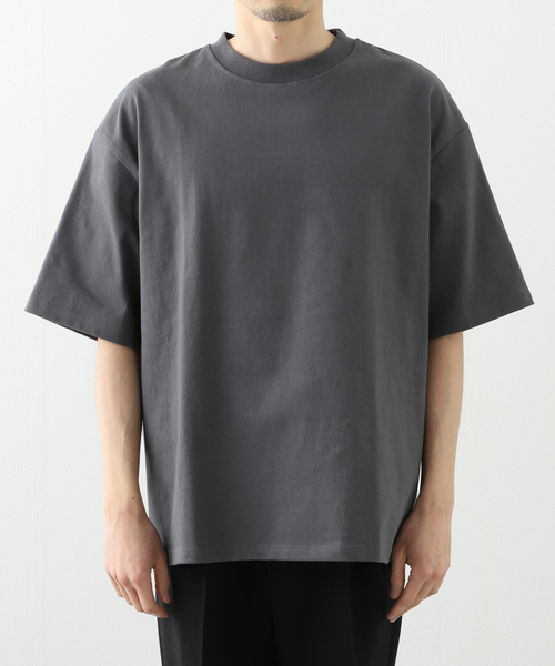 WISM（ウィズム）の「WISM BASIC TEE（Tシャツ/カットソー・メンズ・ホワイト/チャコールグレー・MEDIUM/LARGE）」の14枚目の写真