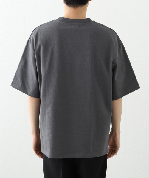 WISM（ウィズム）の「WISM BASIC TEE（Tシャツ/カットソー・メンズ・ホワイト/チャコールグレー・MEDIUM/LARGE）」の16枚目の写真