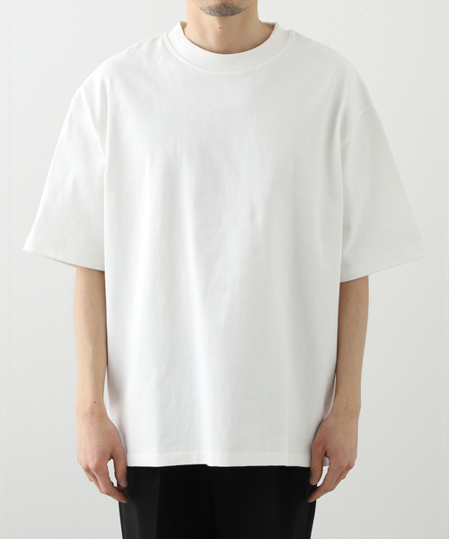 WISM（ウィズム）の「WISM BASIC TEE（Tシャツ/カットソー・メンズ・ホワイト/チャコールグレー・MEDIUM/LARGE）」の20枚目の写真