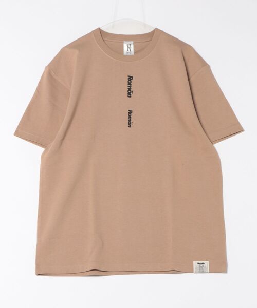 Romon(ロマン)の「Romon Organic Cotton T-shirts(Romon×2)(Tシャツ/カットソー・レディース・カーキ系1/ライトオリーブ/ダークネイビー/ブラック・M/XL/L)」の15枚目の写真