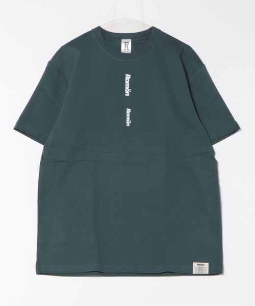 Romon(ロマン)の「Romon Organic Cotton T-shirts(Romon×2)(Tシャツ/カットソー・レディース・カーキ系1/ライトオリーブ/ダークネイビー/ブラック・M/XL/L)」の16枚目の写真
