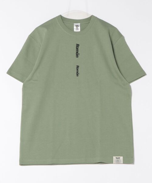 Romon(ロマン)の「Romon Organic Cotton T-shirts(Romon×2)(Tシャツ/カットソー・レディース・カーキ系1/ライトオリーブ/ダークネイビー/ブラック・M/XL/L)」の17枚目の写真