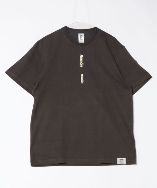 Romon(ロマン)の「Romon Organic Cotton T-shirts(Romon×2)(Tシャツ/カットソー・レディース・カーキ系1/ライトオリーブ/ダークネイビー/ブラック・M/XL/L)」の18枚目の写真