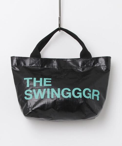 SWINGGGR(スウィンガー)の「THE SWINGGGR/ザ スウィンガー/MINI TOTE(トートバッグ・メンズ・ブラック/ホワイト・F)」の8枚目の写真