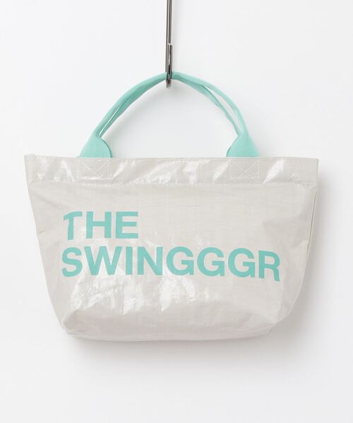 SWINGGGR(スウィンガー)の「THE SWINGGGR/ザ スウィンガー/MINI TOTE(トートバッグ・メンズ・ブラック/ホワイト・F)」の9枚目の写真