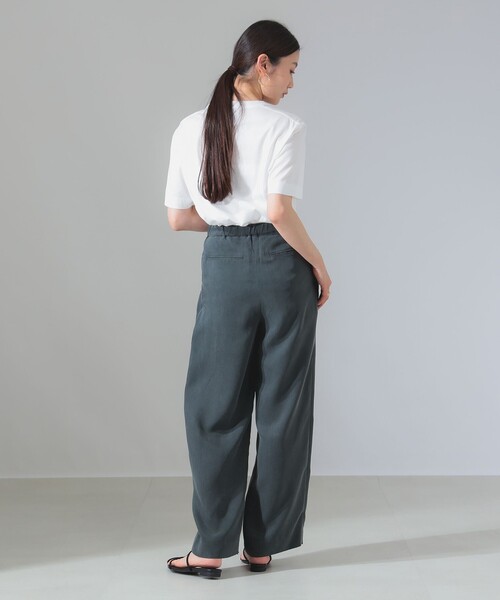 Demi-Luxe BEAMS(デミルクス ビームス)の「1タック フィブリル パンツ(その他パンツ・レディース・チャコールグレー/ブラウン系その他3・36/38)」の5枚目の写真