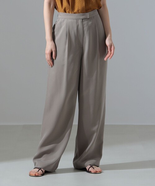 Demi-Luxe BEAMS(デミルクス ビームス)の「1タック フィブリル パンツ(その他パンツ・レディース・チャコールグレー/ブラウン系その他3・36/38)」の18枚目の写真