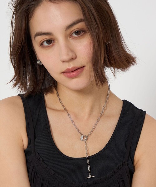 green label relaxing（グリーンレーベルリラクシング）の「ステンレス チェーントグル ネックレス（ネックレス・レディース・ゴールド/シルバー・FREE）」の4枚目の写真