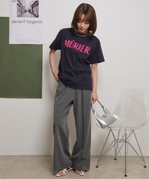 Meee様 MEYAME |〈別注〉コットンニット半袖Tシャツ WOMEN