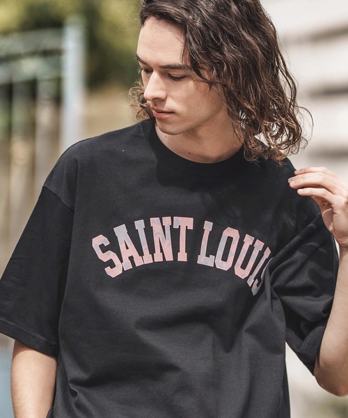mt9727- プリントTビッグ_Saint Louis Tシャツ（Tシャツ