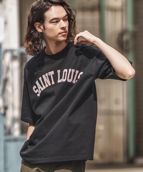 mt9727- プリントTビッグ_Saint Louis Tシャツ（Tシャツ