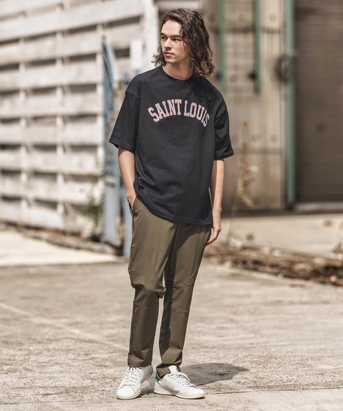 CAMBIO(カンビオ)の「mt9727- プリントTビッグ_Saint Louis Tシャツ(Tシャツ/カットソー・メンズ・ホワイト/ブラック/グレー・S/M/L/XL)」の8枚目の写真