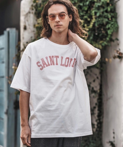mt9727- プリントTビッグ_Saint Louis Tシャツ（Tシャツ
