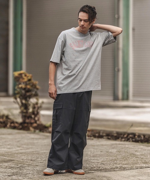 CAMBIO(カンビオ)の「mt9727- プリントTビッグ_Saint Louis Tシャツ(Tシャツ/カットソー・メンズ・ホワイト/ブラック/グレー・S/M/L/XL)」の19枚目の写真