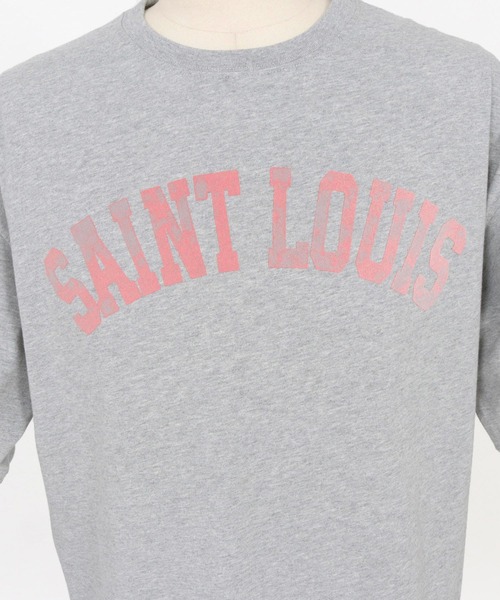 SAINT LOUIS グレー Tシャツ