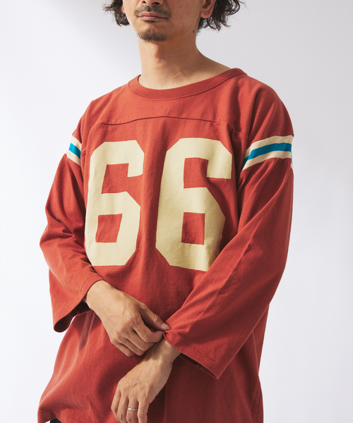 【完売size】MASON / メイソン 別注 フットボールTシャツ coen MASON（メイソン）別注フットボールロゴTシャツ