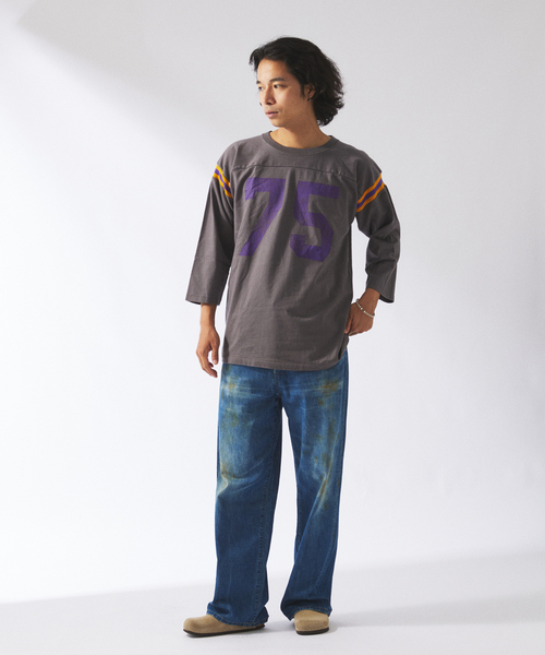 【完売size】MASON / メイソン 別注 フットボールTシャツ coen MASON（メイソン）別注フットボールロゴTシャツ