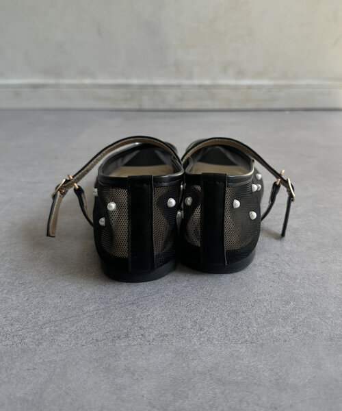 Thevon（ゼボン）の「シアーパールパンプス（サンダル・レディース・アイボリー/ブラック・M/L）」の19枚目の写真