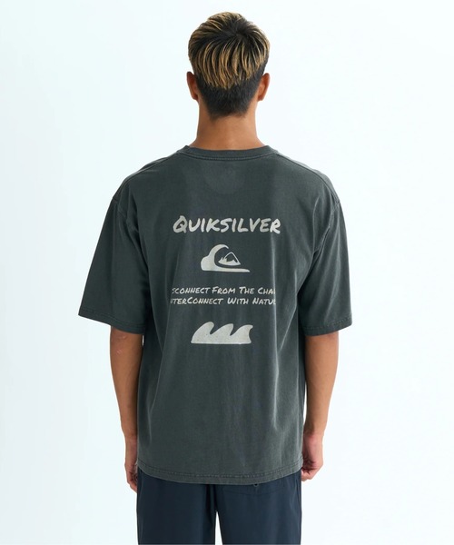 Quiksilver(クイックシルバー)の「HAND DRAWN ST/クイックシルバールーズフィットバックプリント半袖Tシャツ(Tシャツ/カットソー・メンズ・ホワイト/ブラック/ミント・MEDIUM/LARGE/X-LARGE/SMALL)」の11枚目の写真