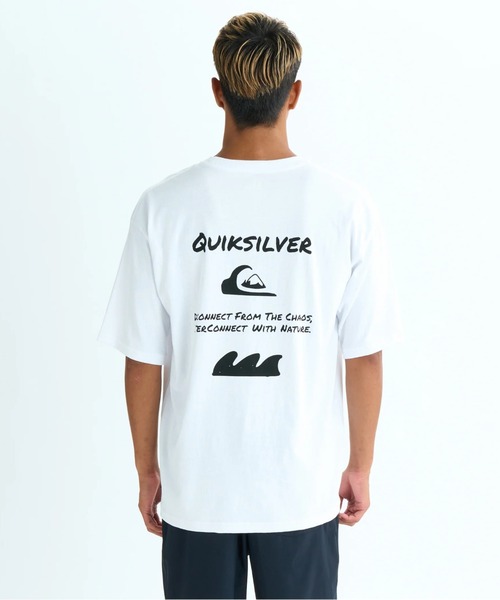 Quiksilver(クイックシルバー)の「HAND DRAWN ST/クイックシルバールーズフィットバックプリント半袖Tシャツ(Tシャツ/カットソー・メンズ・ホワイト/ブラック/ミント・MEDIUM/LARGE/X-LARGE/SMALL)」の13枚目の写真