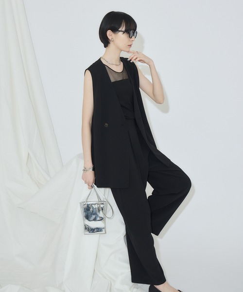 Paradise Picnic（パラダイスピクニック）の「cloche クールストレッチイージーパンツ（その他パンツ・レディース・ブラック/ベージュ/グリーン/オレンジ/チャコールグレー・FREE）」の22枚目の写真