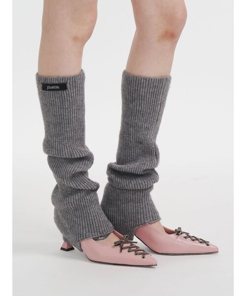 jouetie（ジュエティ）の「レースアップポインテッドパンプス 靴（パンプス・レディース・ピンク/ブラック・MEDIUM/LARGE）」の6枚目の写真