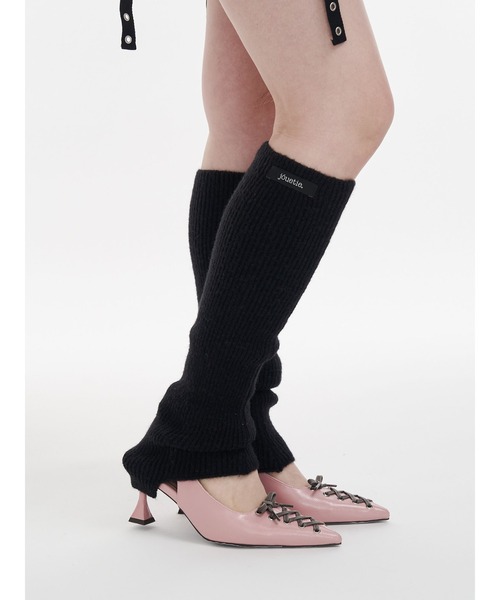 jouetie（ジュエティ）の「レースアップポインテッドパンプス 靴（パンプス・レディース・ピンク/ブラック・MEDIUM/LARGE）」の11枚目の写真