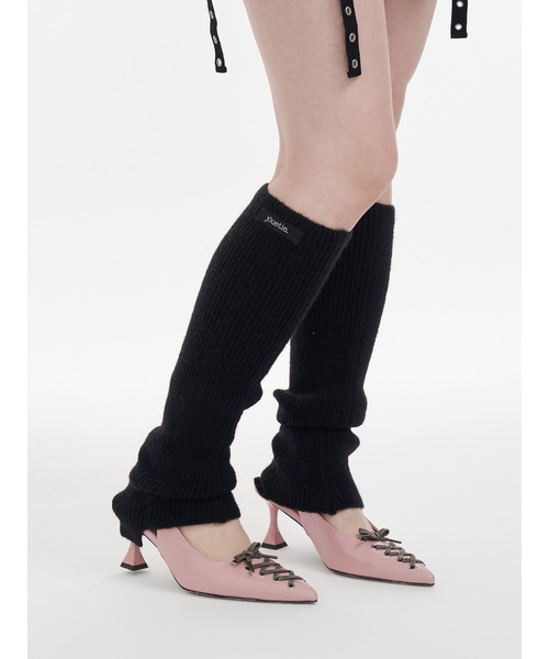 jouetie（ジュエティ）の「レースアップポインテッドパンプス 靴（パンプス・レディース・ピンク/ブラック・MEDIUM/LARGE）」の9枚目の写真