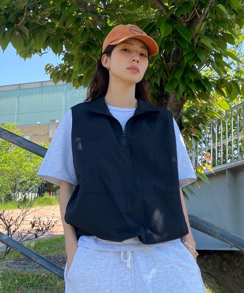 専用　新品未使用　unfil ハーフジップベスト unfil（アンフィル）の「＜unfil(アンフィル）＞ジップアップ