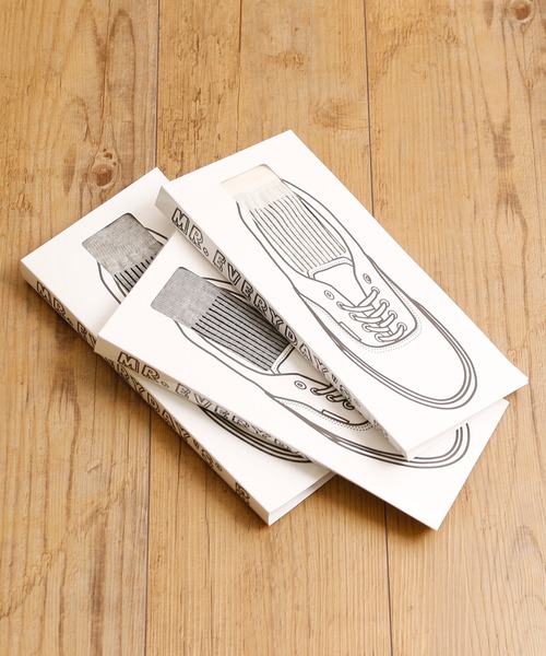MR.EVERYDAY`S(ミスターエブリデイズ)の「MR.EVERYDAY'S SOCKS(WEDENSDAY) 靴下 ラインソックス MR-E054-100(ソックス/靴下・メンズ・ブラック/グレー/ネイビー・FREE)」の5枚目の写真