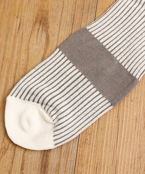 MR.EVERYDAY`S(ミスターエブリデイズ)の「MR.EVERYDAY'S SOCKS(WEDENSDAY) 靴下 ラインソックス MR-E054-100(ソックス/靴下・メンズ・ブラック/グレー/ネイビー・FREE)」の9枚目の写真
