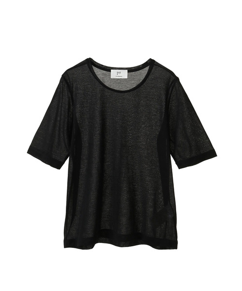 1er Arrondissement(プルミエアロンディスモン)の「シアーTシャツ(Tシャツ/カットソー・レディース・オフホワイト/ブラック系その他3・FREE)」の22枚目の写真