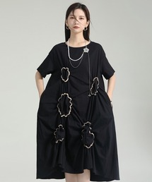 rehacer（レアセル）の「ONE COLOR Laboratory : Cloud Pleats One-Piece / クラウド プリーツ ワンピース（ワンピース）」