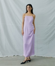 ANDRESD（アンドレスド）の「サテンミニマルドレス / satin minimal dress（ドレス）」