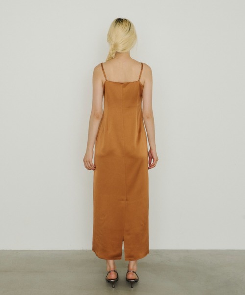 セール】サテンミニマルドレス / satin minimal dress（ドレス