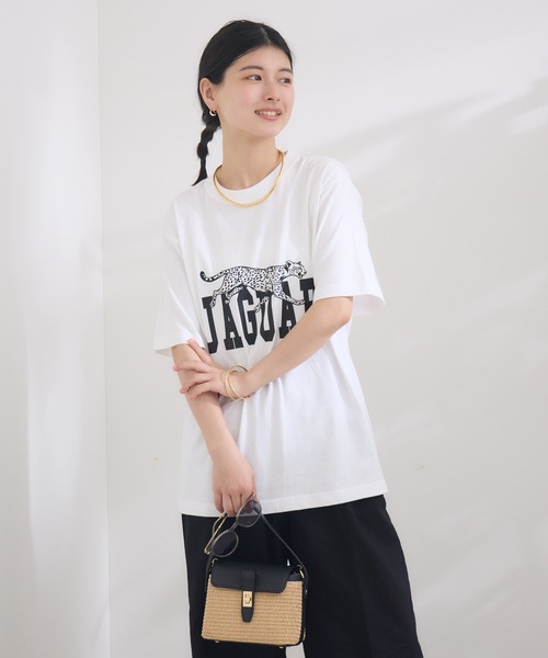 Margaux vintage JAGUAR Tシャツ　ホワイト MARGAUX VINTAGE ☆ jaguar T-shirt | BASTET