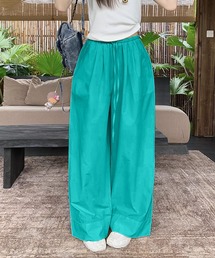 ギャザーイージーワイドパンツ