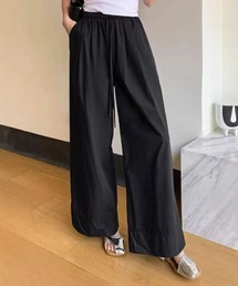 ギャザーイージーワイドパンツ