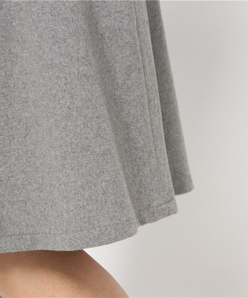 NATURAL BEAUTY BASIC（ナチュラルビューティーベーシック）の「フラノトレンチスカート（スカート・レディース・カーキ/グレー・MEDIUM/X-SMALL/LARGE/SMALL）」の8枚目の写真