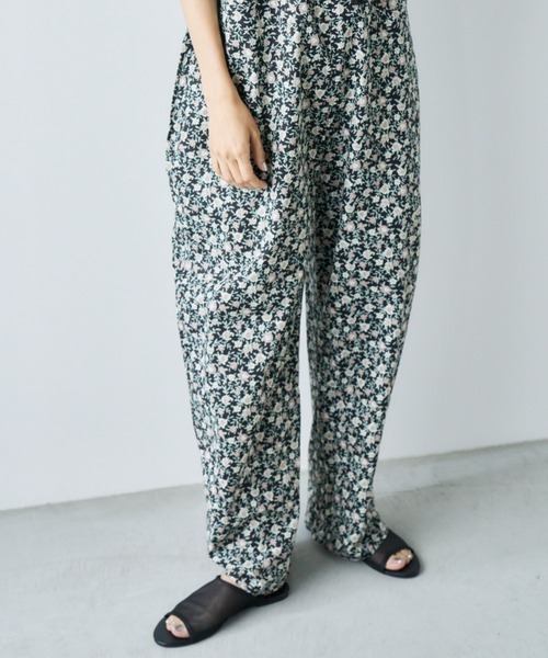 mariさま専用　リブラキュー　サージカルオールインワン　花柄 Libra Cue（リブラ キュー）の「ハーフスリーブサージカル