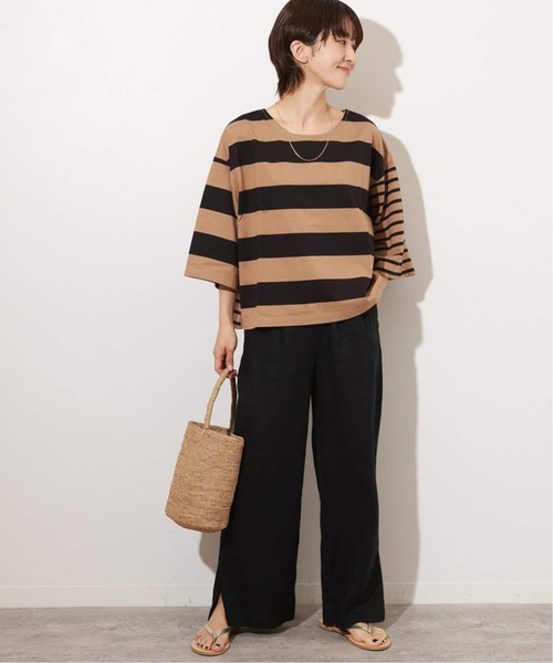 JOURNAL STANDARD relume(ジャーナルスタンダード レリューム)の「《追加2》麻スリットイージーパンツ(その他パンツ・レディース・ブラウン/ベージュ/オレンジ/ブラック/ライトブルー・36/38)」の18枚目の写真