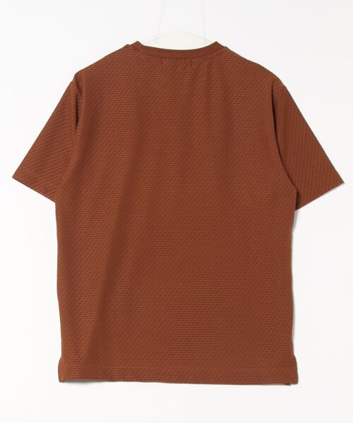 UNION STATION（ユニオンステーション）の「ウェーブジャガードクルーネックT（Tシャツ/カットソー・メンズ・ブラウン/ホワイト/ブラック・S/L/LL/M）」の15枚目の写真