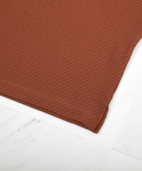 UNION STATION（ユニオンステーション）の「ウェーブジャガードクルーネックT（Tシャツ/カットソー・メンズ・ブラウン/ホワイト/ブラック・S/L/LL/M）」の10枚目の写真