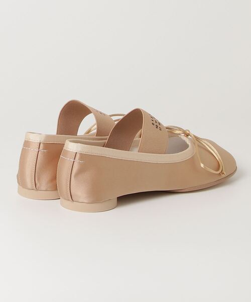 MM6 Maison Margiela（ｴﾑｴﾑｼｯｸｽ ﾒｿﾞﾝ ﾏﾙｼﾞｪﾗ）の「MM6 MAISON MARGIELA / エムエムシックス メゾンマルジェラ：【レディース】BALLET SHOES：S59WZ0093-P5560[ANN]（パンプス・レディース・ブラック/ベージュ系その他・37）」の3枚目の写真