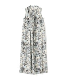 TOMORROWLAND collection | トードリリープリント タック＆ギャザーワンピース(ワンピース)